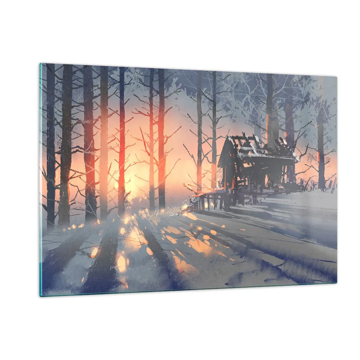 Obraz na skle - Pozerá sa tu iba slnko - 120x80 cm