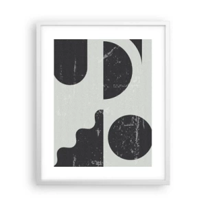 Plagát v bielom ráme - Kompozícia nad a pod - 40x50 cm