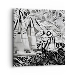 Obraz na plátne - Medzi vlnami - 40x40 cm
