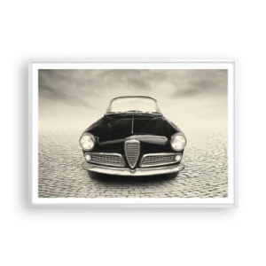 Plagát v bielom ráme - Ako ma nemilovať? - 100x70 cm