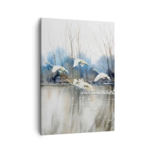 Obraz na plátne - Ako v poviedke o divokých labutiach - 50x70 cm