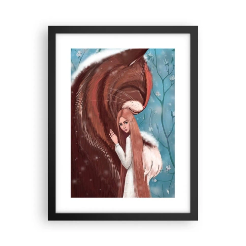 Plagát v čiernom ráme - Vitaj v rozprávke - 30x40 cm