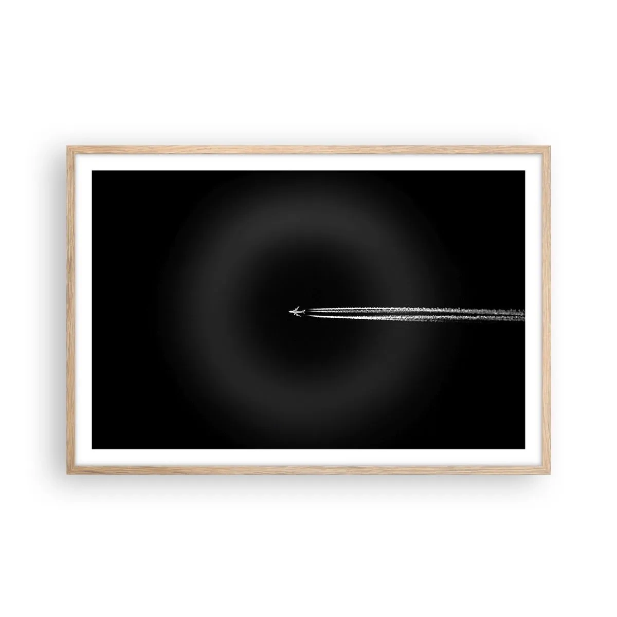 Plagát v ráme zo svetlého duba - Do inej dimenzie - 91x61 cm
