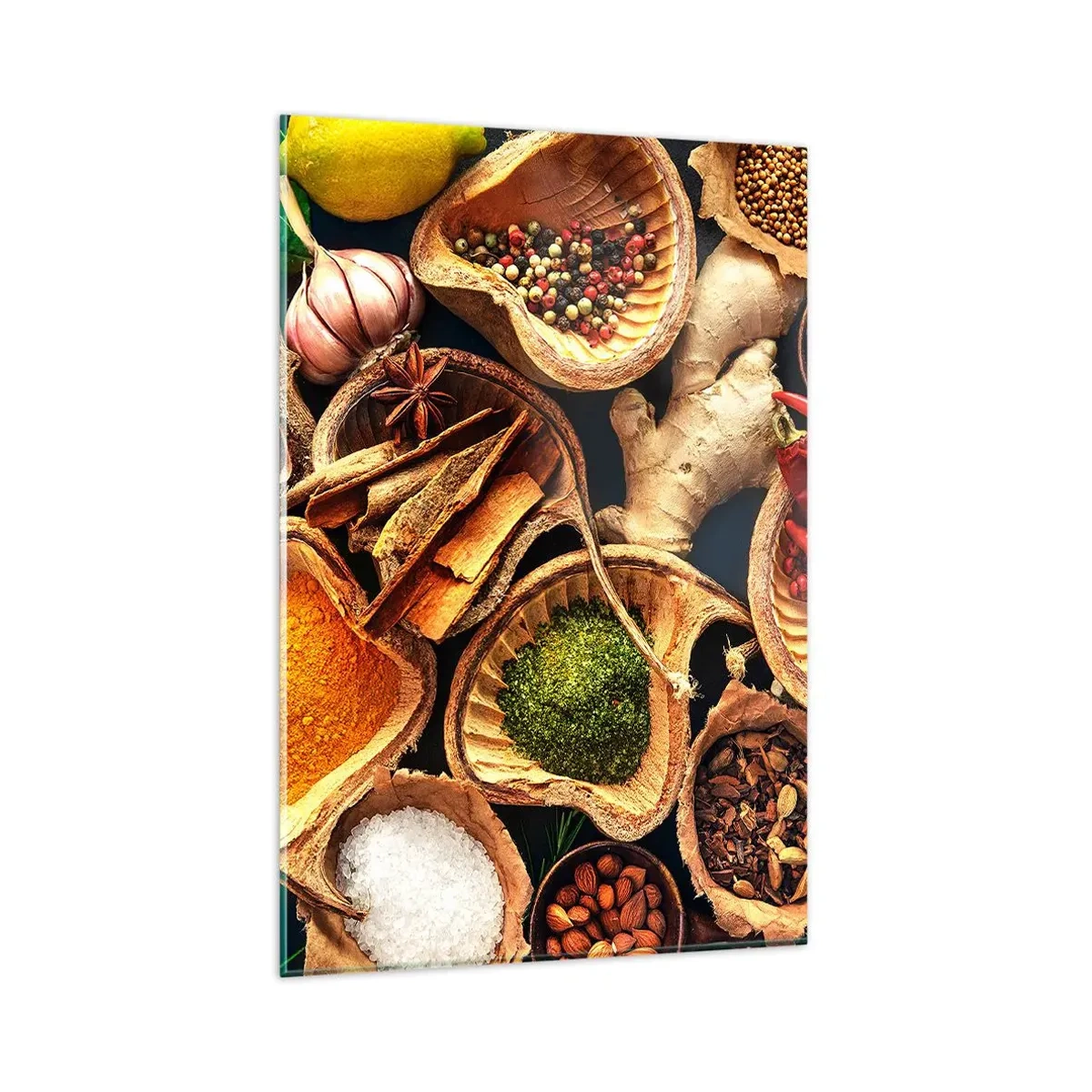 Obraz na skle - Vezmi si, čo chceš - 80x120 cm