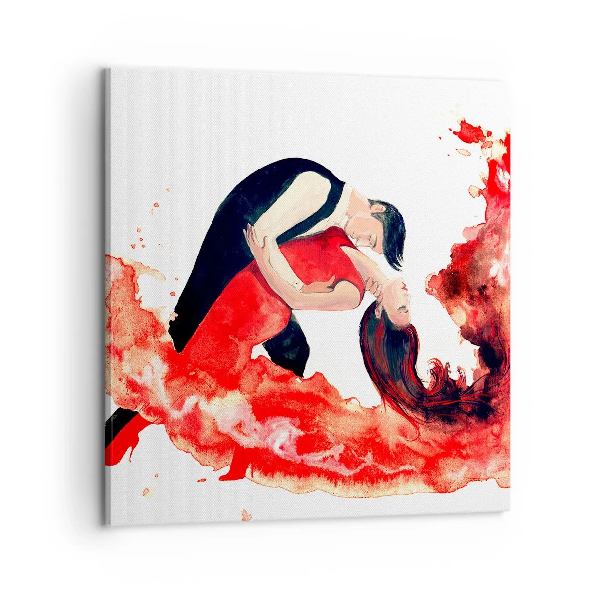 Obraz na plátne - Tango - zmyselná vlna - 60x60 cm