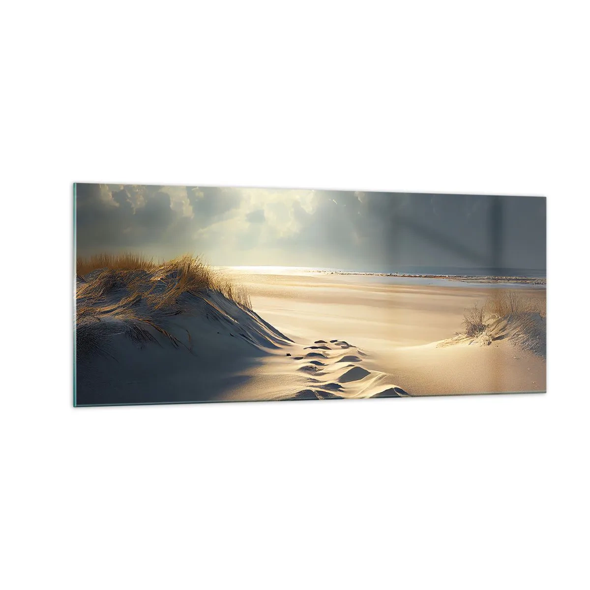 Obraz na skle - Upokojujúca krajina - 100x40 cm