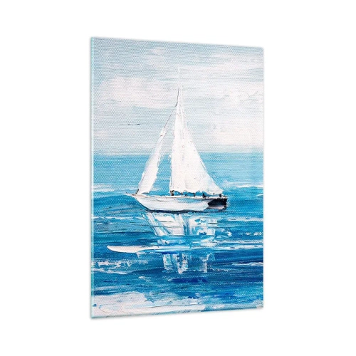 Obraz na skle - S priateľom po boku - 80x120 cm