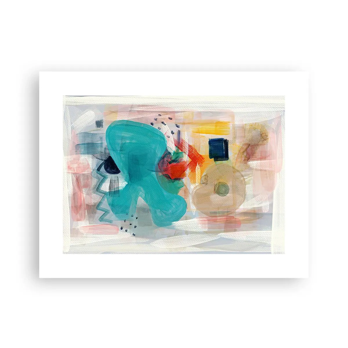 Plagát - Farebná hra - 40x30 cm