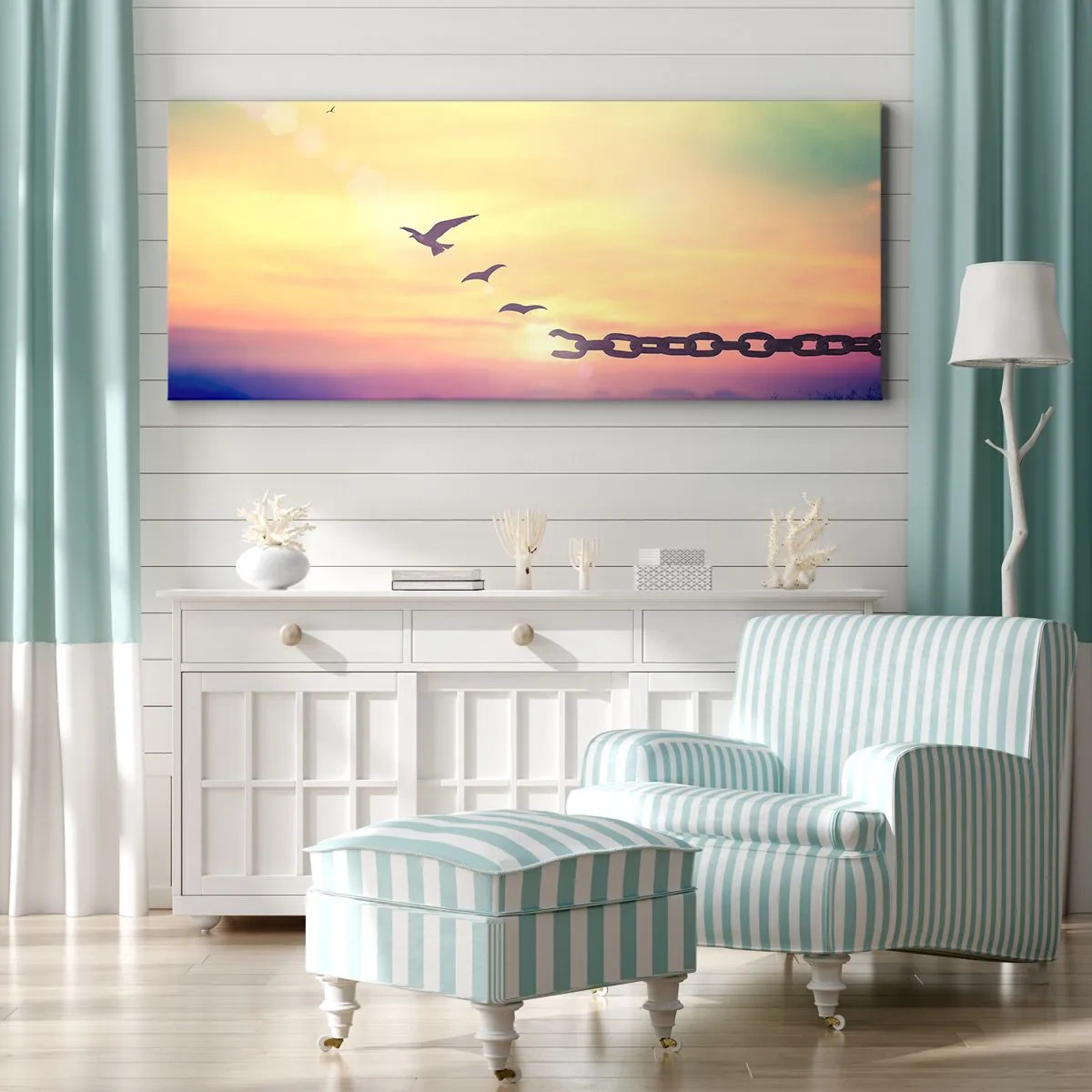 Obraz na plátne - Víťazstvo slobody - 120x50 cm