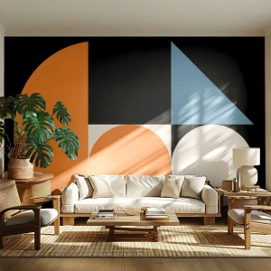Fototapeta Standard Eco - Figurínový systém - Abstrakcia, Grafika, Geometrický vzor - 350x256 cm
