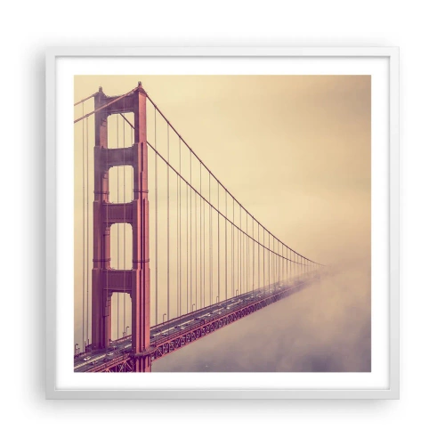 Plagát v bielom ráme - Medzi nebom a zemou - 60x60 cm