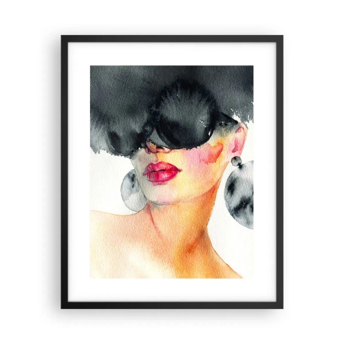Plagát v čiernom ráme - Tajomstvo elegancie - 40x50 cm