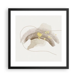 Plagát v čiernom ráme - Vesmírna bytosť - 40x40 cm