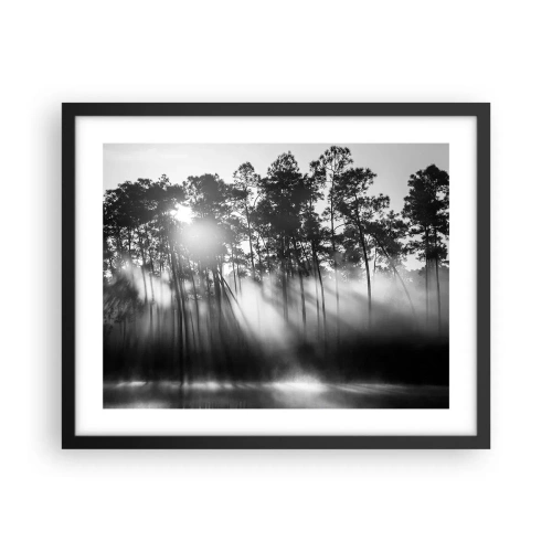 Plagát v čiernom ráme - Nezastaviteľné slnko - 50x40 cm