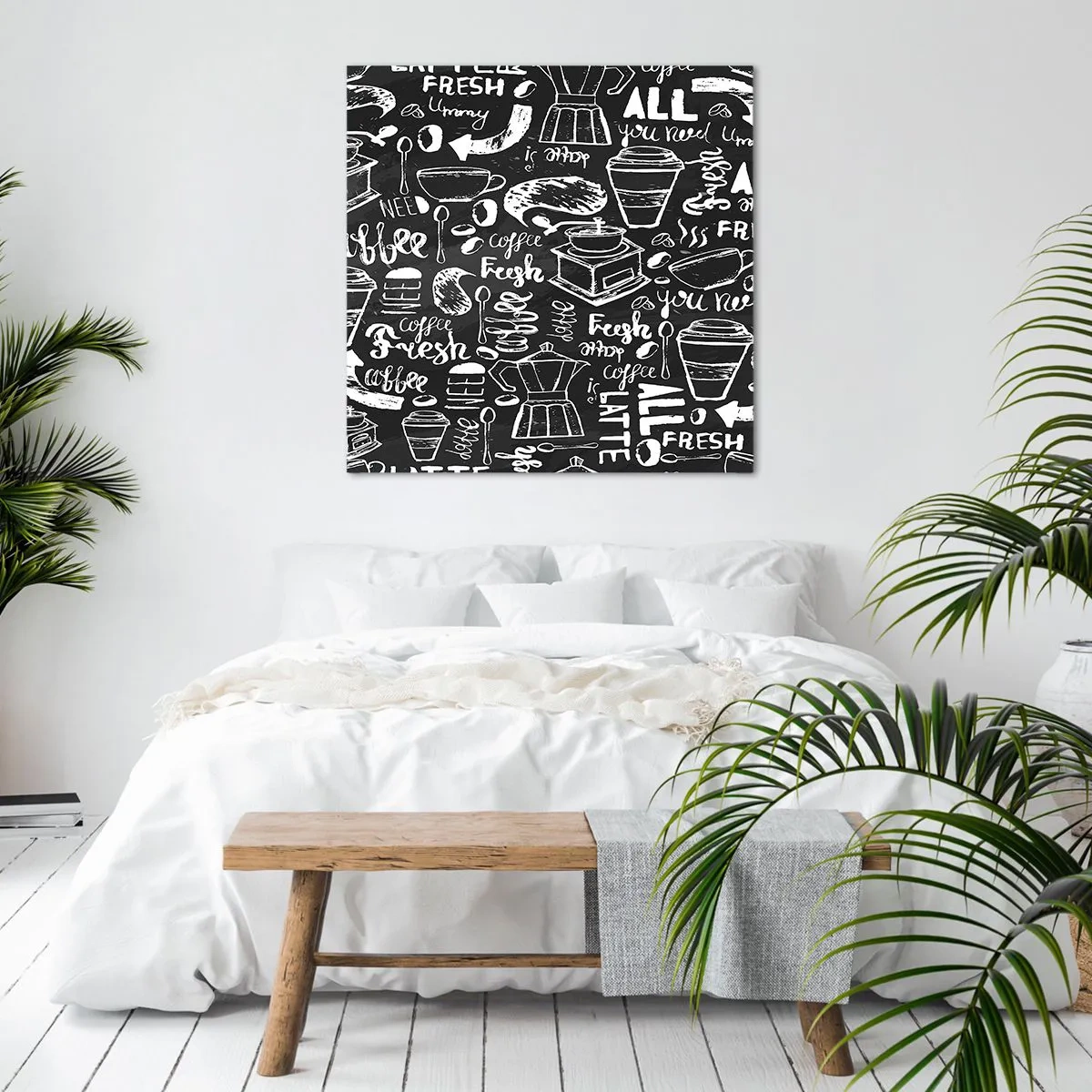 Obraz na plátne - All you need is… - 30x30 cm