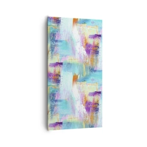 Obraz na plátne - Veselé striedavé cákance - 65x120 cm