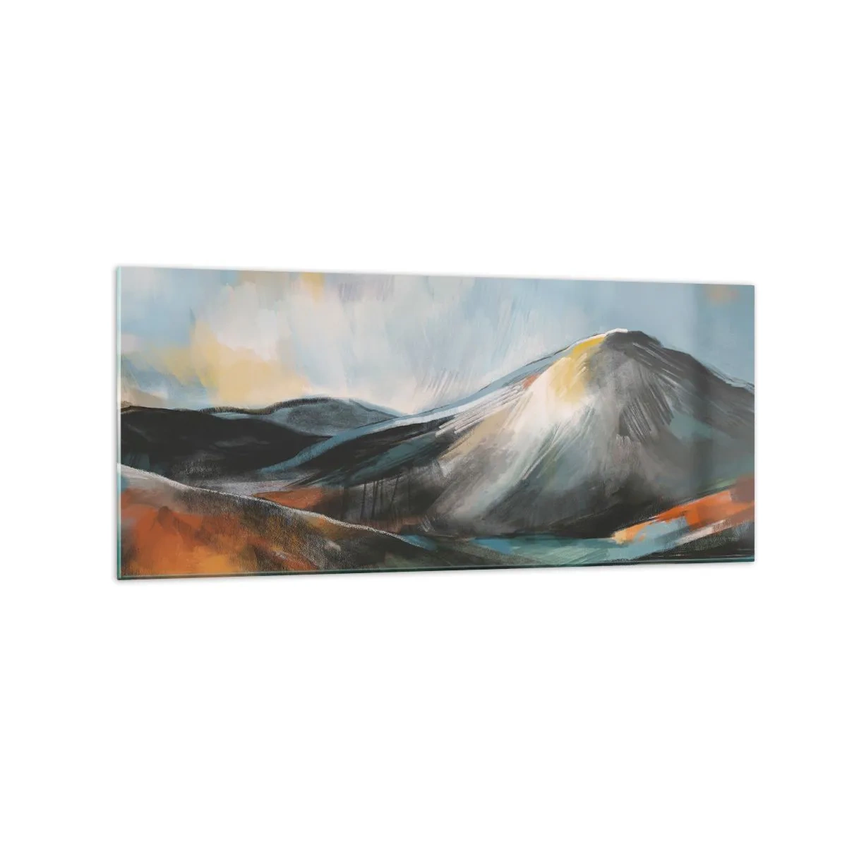 Obraz na skle - Surové a krásne - 120x50 cm