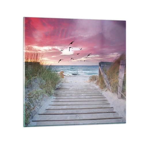 Obraz na skle - Baltská impresia - 60x60 cm
