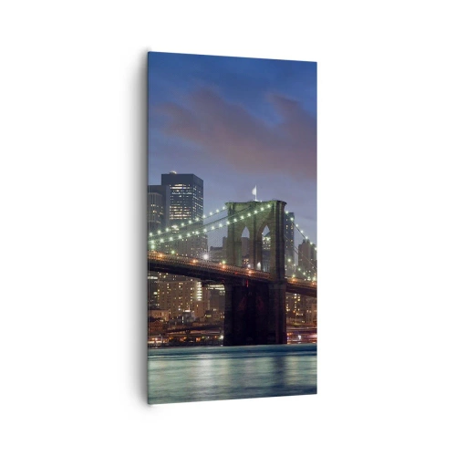 Obraz na plátne - Rozjarená noc - 65x120 cm