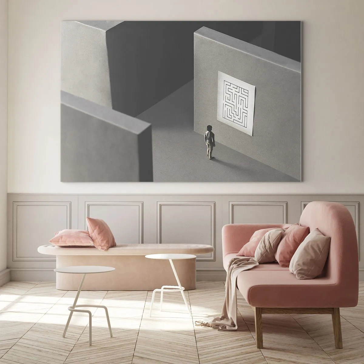 Obraz na skle - Kde to ale som? - 120x80 cm