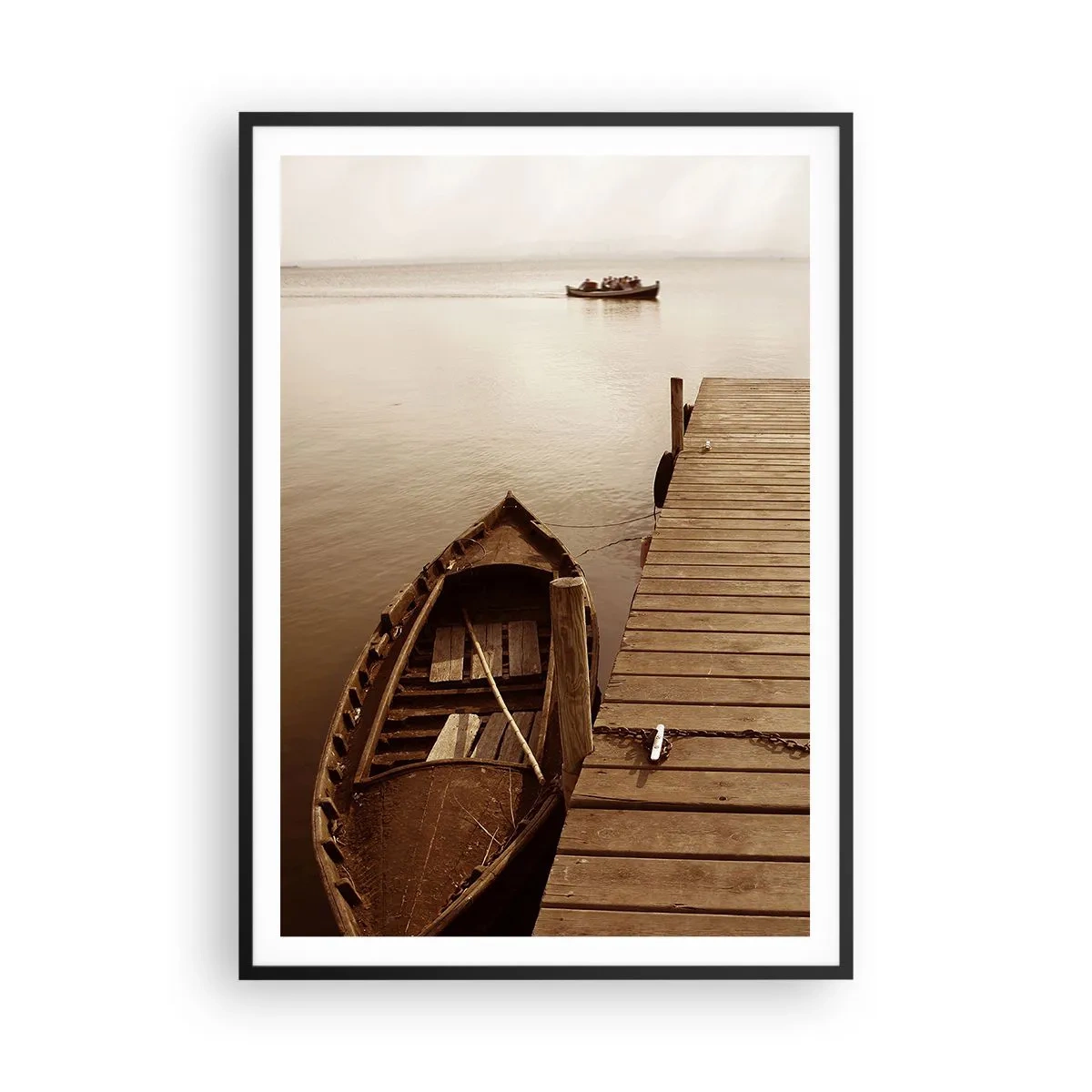 Plagát v čiernom ráme - Veľký pokoj - 70x100 cm
