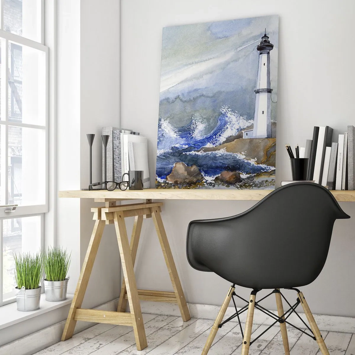 Obraz na skle - Proti tme a hromobitiu - 50x70 cm