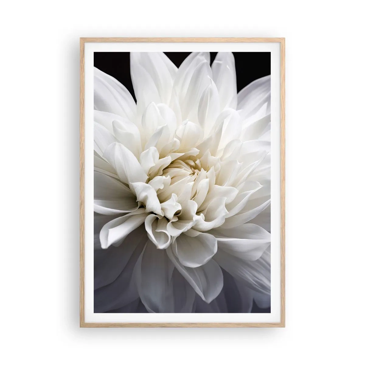 Plagát v ráme zo svetlého duba - Ráno s nevestou - 70x100 cm