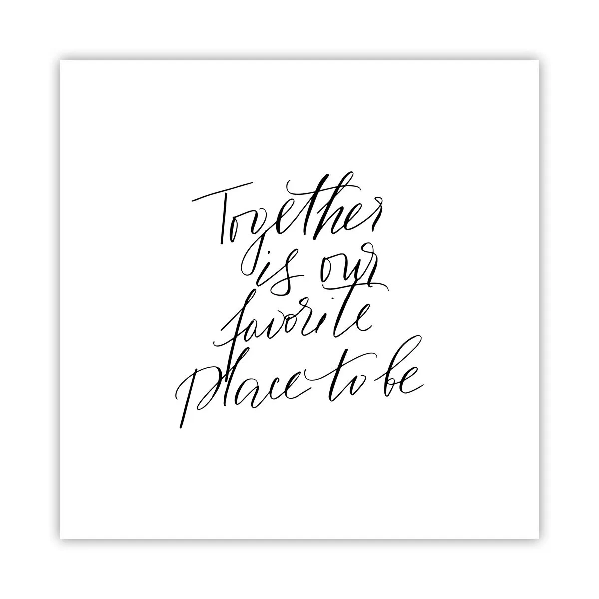 Plagát - Cítite to tiež? - 30x30 cm