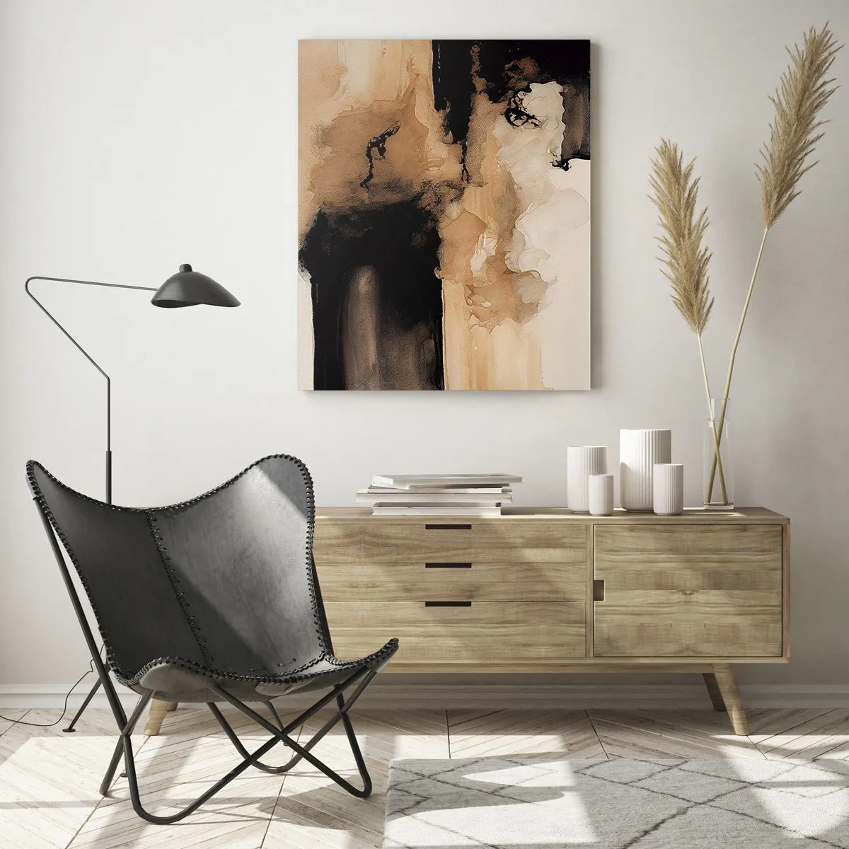 Obraz na skle - Pútavá abstrakcia - 50x70 cm