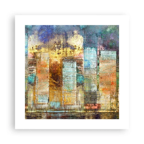 Plagát - Slnečná metropola - 40x40 cm