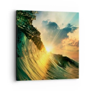 Obraz na plátne - Surfer, kde si? - 40x40 cm