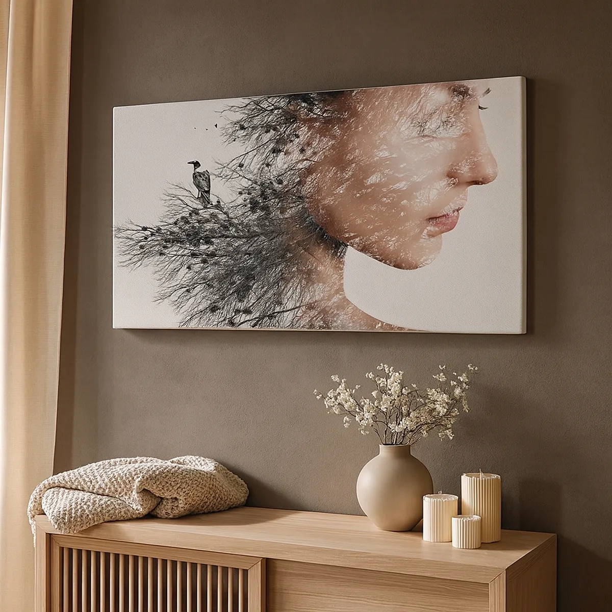 Obraz na plátne - Duch lesa - 30x30 cm