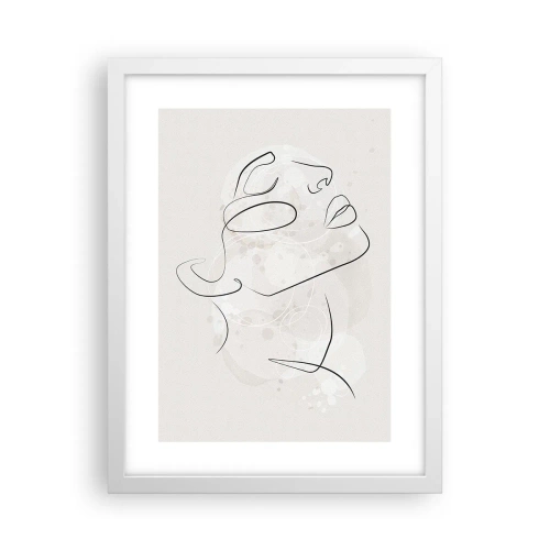 Plagát v bielom ráme - Náčrt sna - 30x40 cm