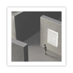 Plagát - Kde to ale som? - 50x50 cm