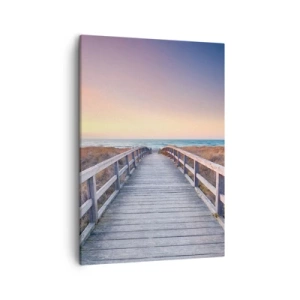 Obraz na plátne - Baltská večerná polárna žiara - 50x70 cm