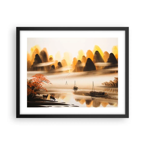 Plagát v čiernom ráme - Ďalej ako na Ďalekom východe - 50x40 cm