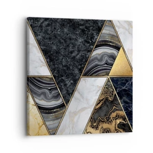 Obraz na plátne - Kameň vedľa kameňa - 30x30 cm