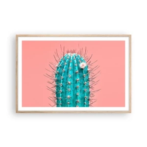 Plagát v ráme zo svetlého duba - Len pozeraj - 91x61 cm