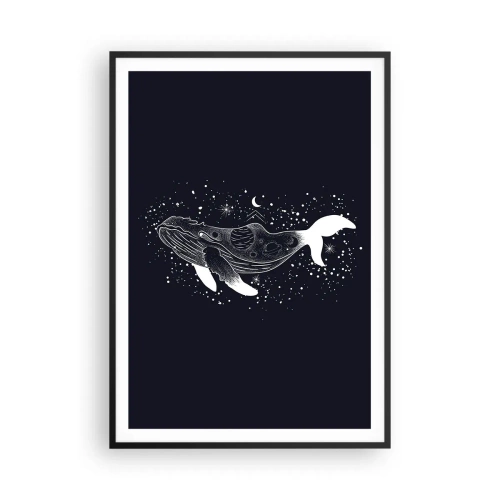 Plagát v čiernom ráme - V oceáne vesmíru - 70x100 cm