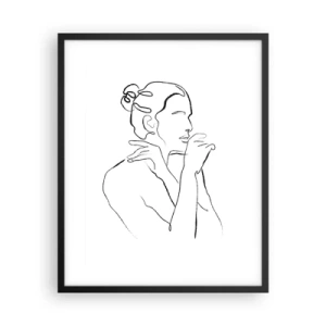 Plagát v čiernom ráme - Akt: zmyselné tajomstvo - 40x50 cm
