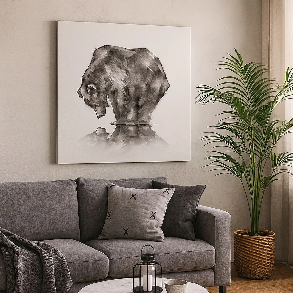 Obraz na plátne - Je príjemné sa stretnúť s niekým blízkym - 30x30 cm