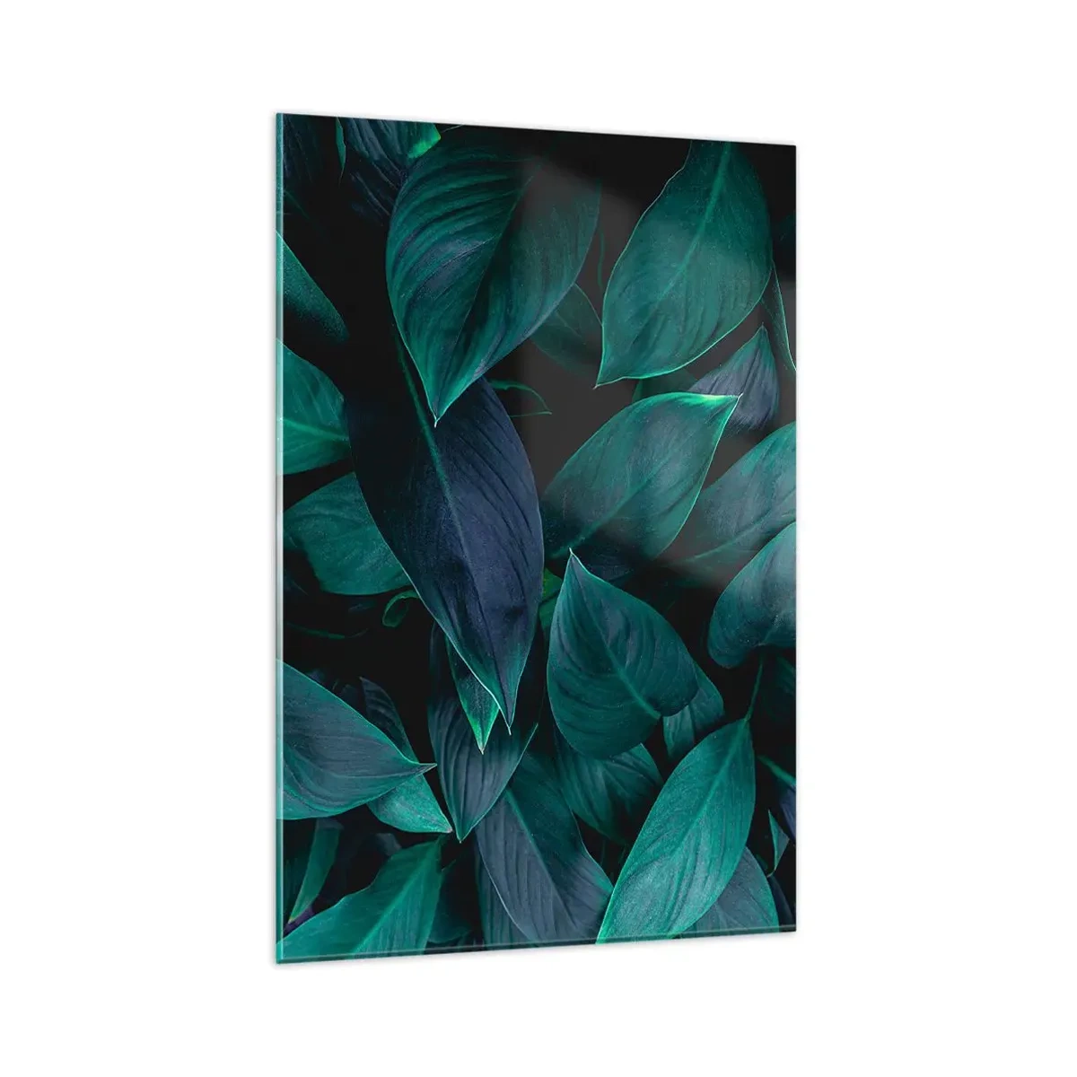 Obraz na skle - Zeleň sama o sebe - 80x120 cm