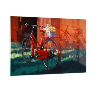 Obraz na skle - I want to ride my bicycle - 120x80 cm