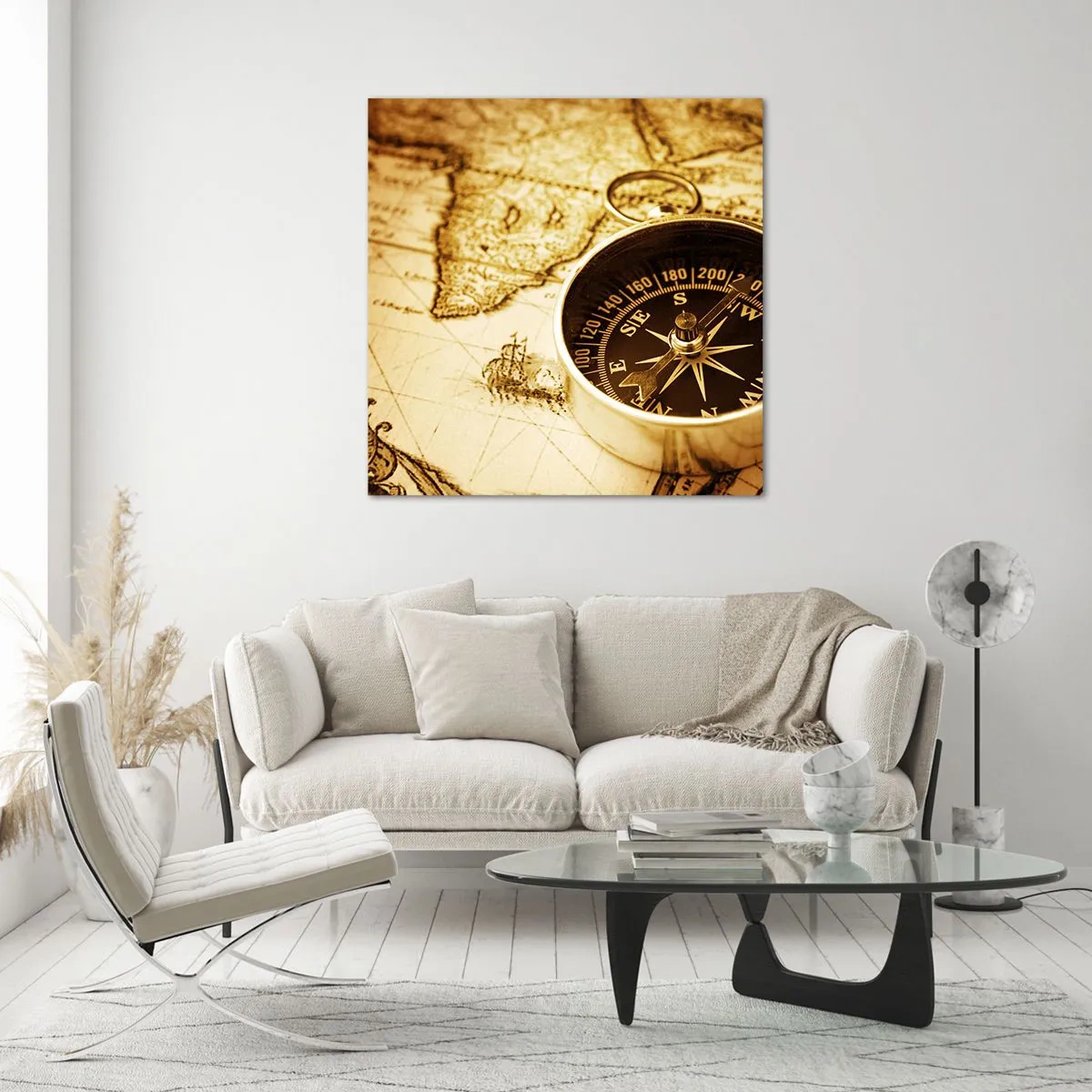 Obraz na skle - Na východ alebo na západ? - 70x70 cm