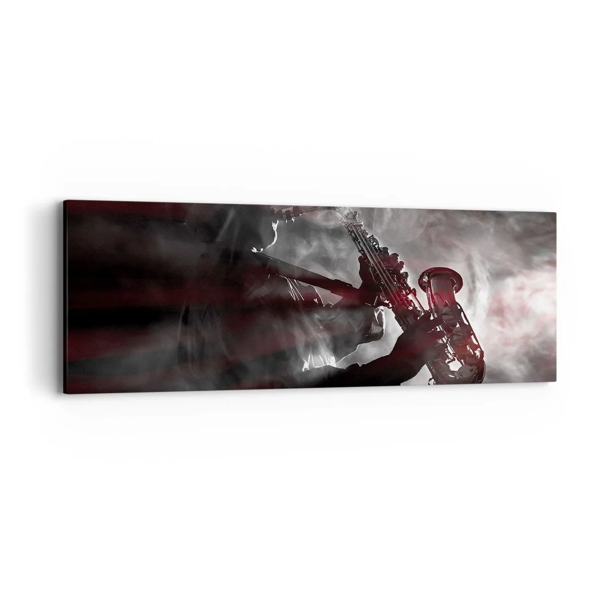 Obraz na plátne - V oparoch jazzu - 90x30 cm