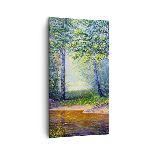Obraz na plátne - Idylické prostredie - 45x80 cm
