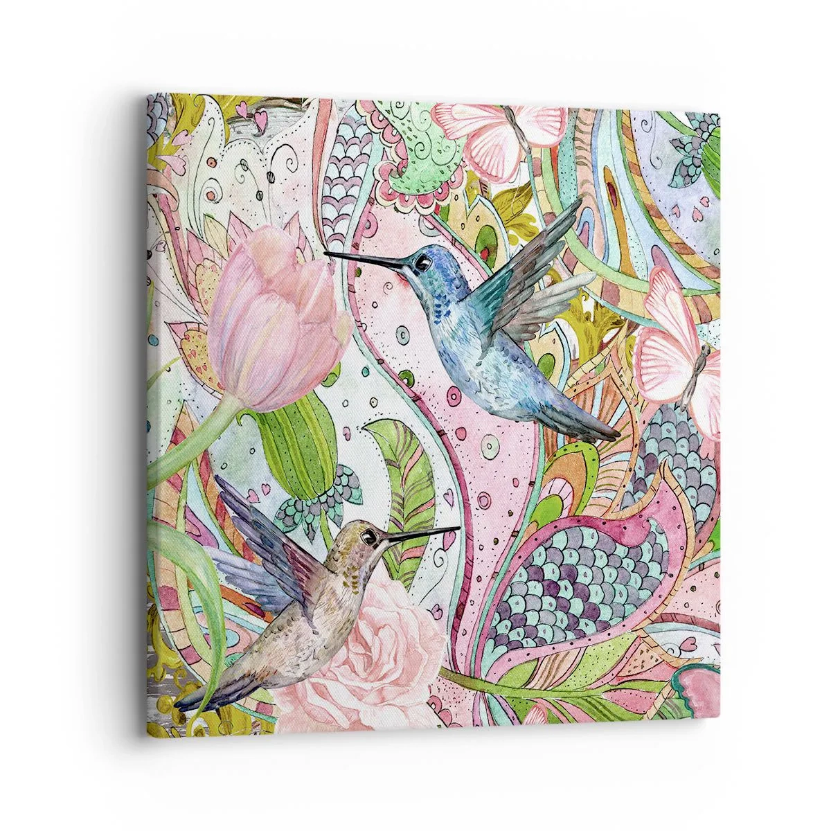 Obraz na plátne - Zamotané do lián - 30x30 cm