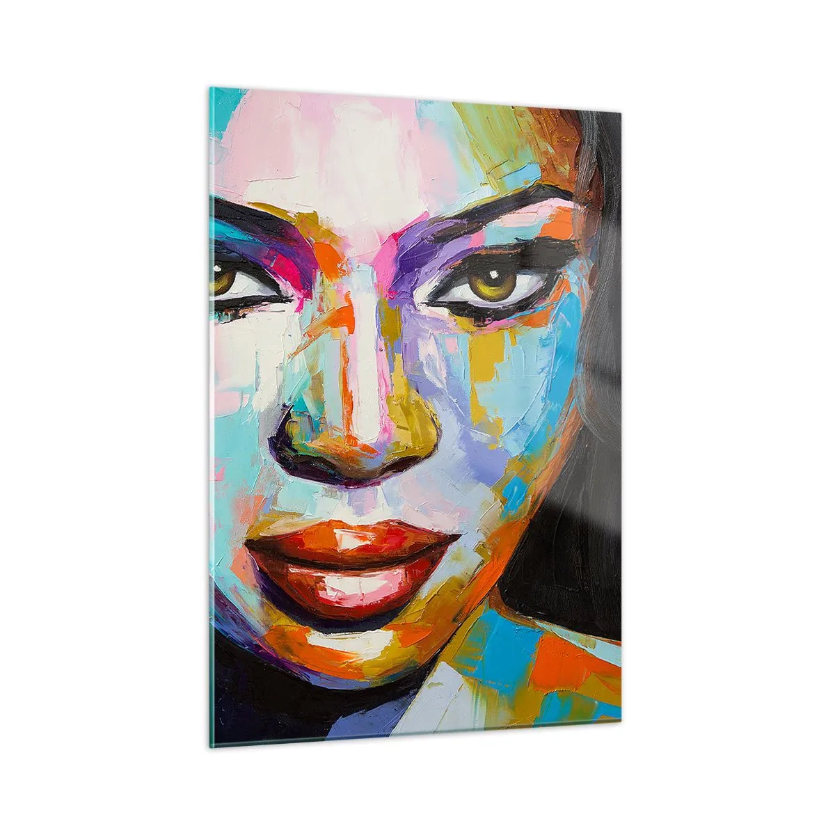 Obraz na skle - Nejde odtrhnúť oči - 50x70 cm