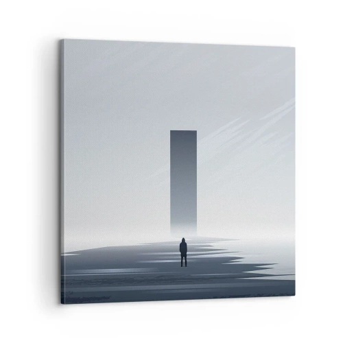 Obraz na plátne - Príležitosť alebo hrozba? - 60x60 cm