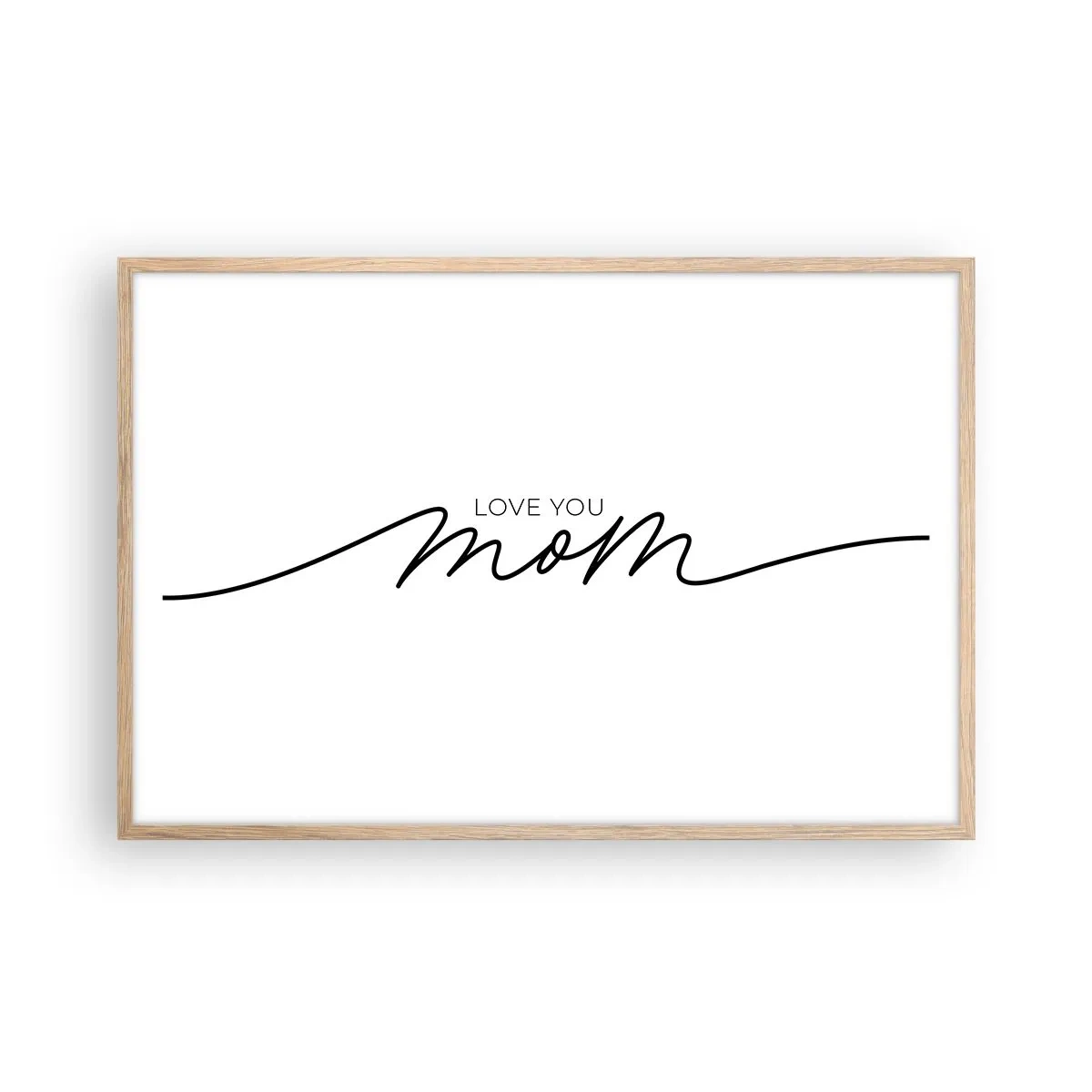 Plagát v ráme zo svetlého duba - Veľké dojatie - 91x61 cm